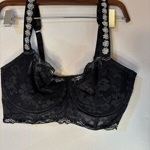 Victoria’s Secret Black Dream Angel Underwire Push-Up w/out Padding Size 36DD